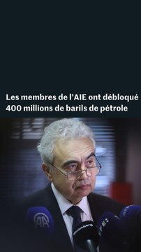 400 millions de barils de pétrole vont être débloqués annonce l’Agence internationale de l’énergie