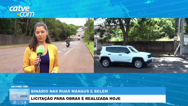 Licitação para implantação de binário nas ruas Manaus e Belém é realizada em Cascavel