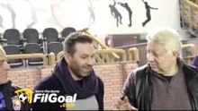 FilGoal.com مرتضى منصور مازحا لحازم إمام: ايه رأيك في اللي أنا عملته في النادي