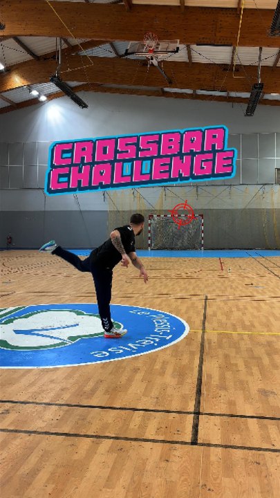 Crossbar Challenge ! 🥅🎯 #Handball #Hand #Defi #sports