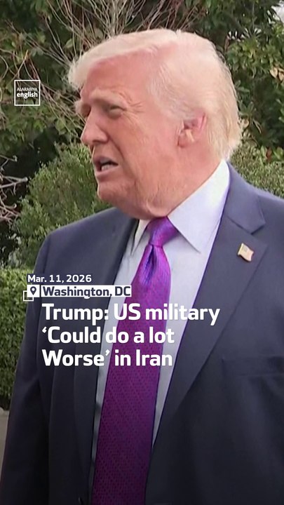 Trump: US military ‘Could do a lot Worse’ in Iran
