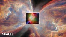 Zoom Into A 'Cosmic Butterfly' - James Webb Space Telescope and AlMA View