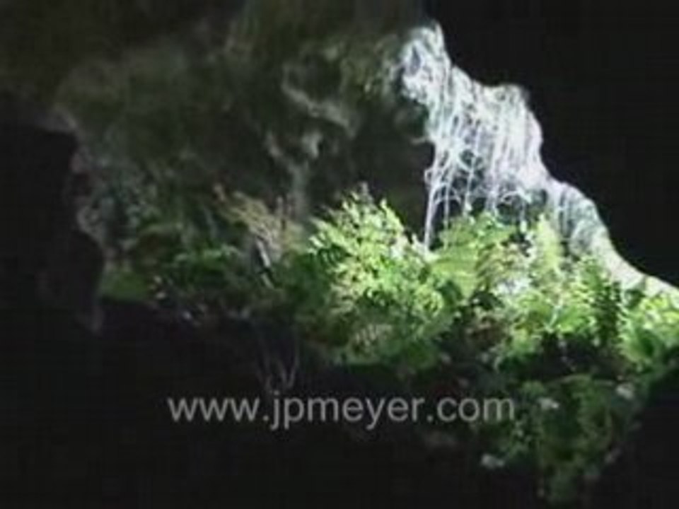 Galapagos Islands travel: Walking the Lava Tube.