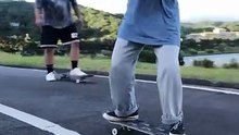 Beginner Tries Downhill Skateboarding… Instant Painful Fail! 😬|| Heartsome 💖