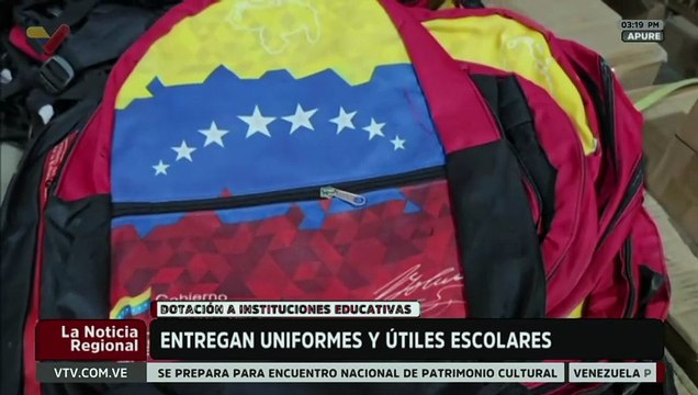 Apure recibe más de 18 mil kits estudiantiles para fortalecer la educación en la entidad