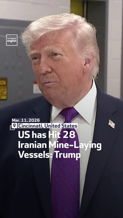 US has Hit 28 Iranian Mine-Laying Vessels: Trump