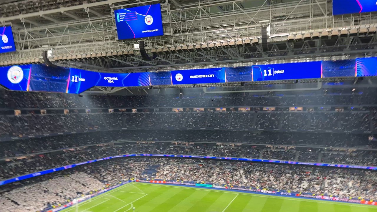 Monumental pitada del Bernabéu a Pep Guardiola | Madrid - Manchester City