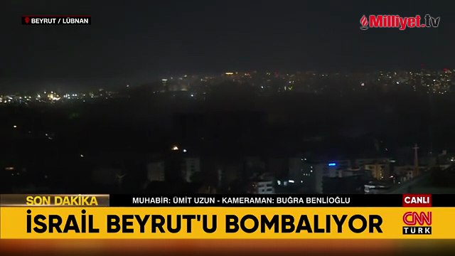 İsrail ordusu Beyrut'taki Dahiye bölgesine saldırılarını şiddetlendirdi