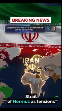 Strait of Hormuz Crisis: Ships Hit as Global Oil Routes Face New Tensions#StraitOfHormuz#MiddleEa