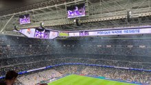 Ambiente impresionante en el Bernábeu para recibir al Manchester City