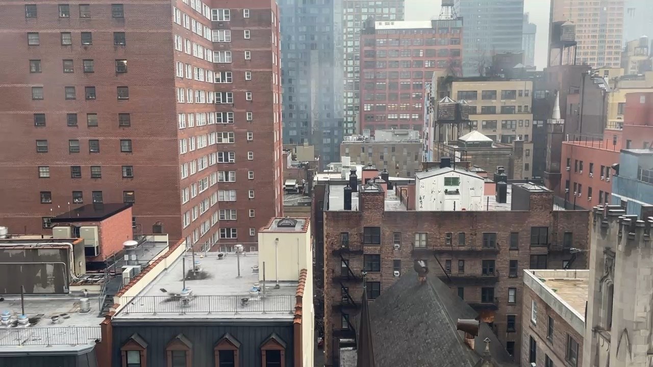 Relax New York Rain ASMR (Vue sur la rue de New York)