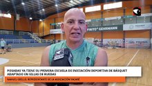 Posadas: Escuela de iniciación deportiva de básquet adaptado en silla de ruedas