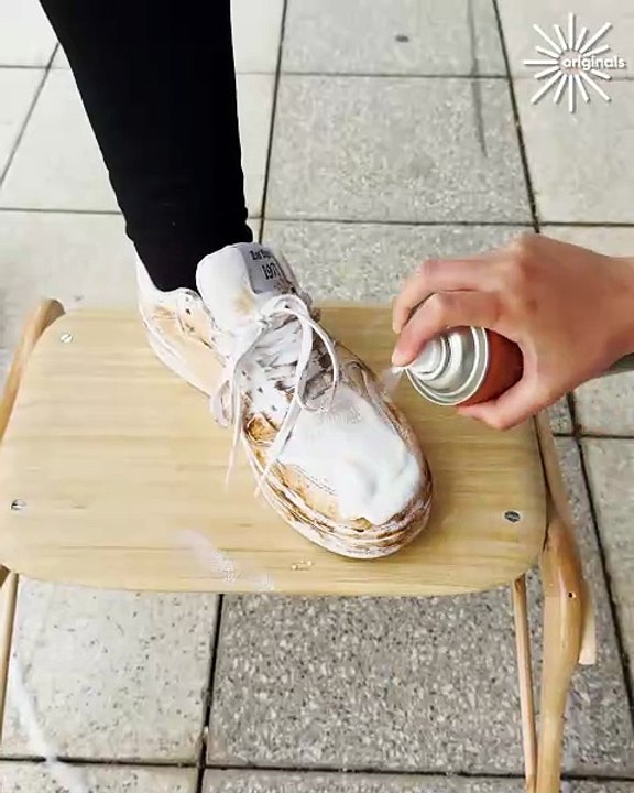 This girl gets an unexpected but amazing shoe makeover! 🤩👟