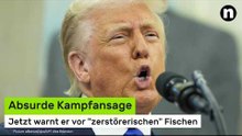 Trump erklärt den nächsten "Krieg": Absurde Kampfansage - er warnt vor "zerstörerischen" Fischen