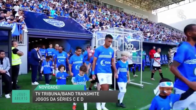 NOVIDADE NA TELA DA TV TRIBUNA/BAND. A emissora vai transmitir os jogos das séries C e D