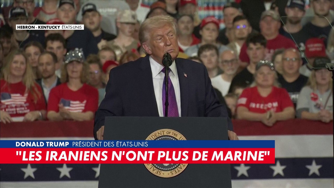 Donald Trump : «Nous mettons fin à cette menace sur les Etats-Unis, il nous faut finir le travail»