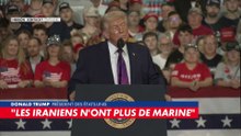Donald Trump : «Nous mettons fin à cette menace sur les Etats-Unis, il nous faut finir le travail»