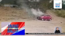 Kuha ng CCTV sa lugar kung saan natagpuan ang 2 sunog na labi sa kotse, viral online | Unang Balita