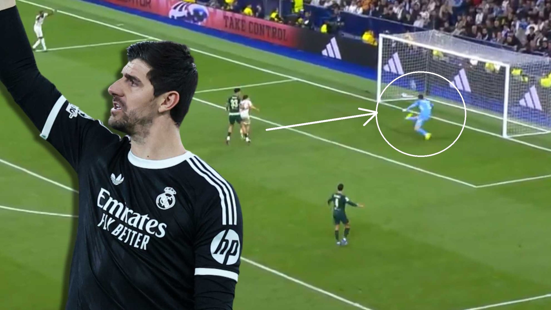 La histórica salvada de Courtois que puede valer una eliminatoria: indescriptible