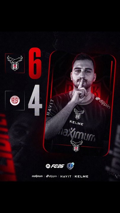 EA FC26 oyuncumuz Mert ''iMertAL'' Altıntop, 24. Hafta eSüper Lig maçında Antalyaspor takımına karşı 6-4’lük skorla galibiyet alıyor. 💪🏻