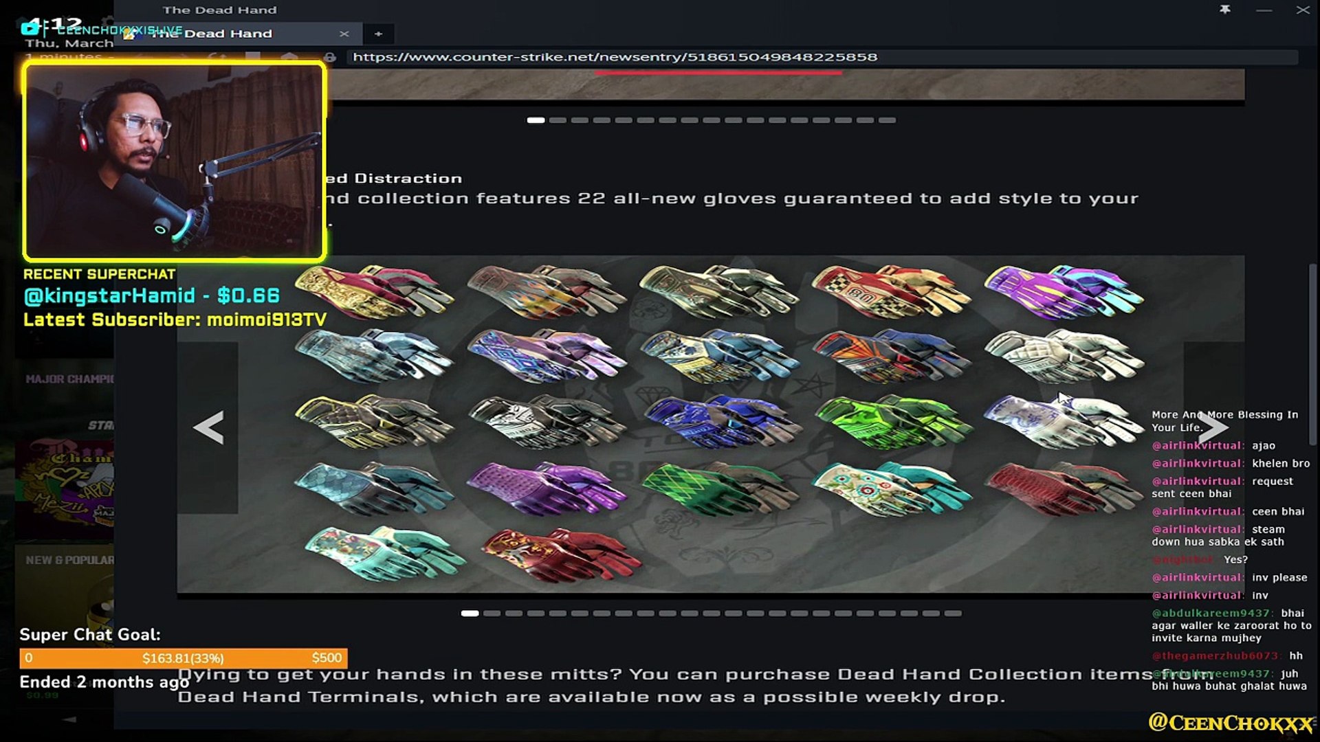CS2 New Gloves Update Dead Hand Collection