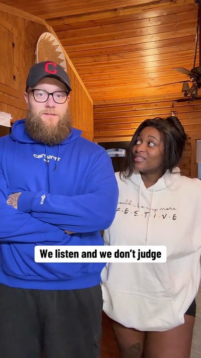 We listen and we don’t judge. #marriedlife #couples #interracialcouple #westvirginia