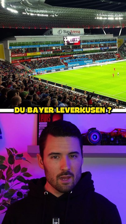 C’est quoi cette tribune bizarre dans le stade du Bayer Leverkusen ?! 🤔