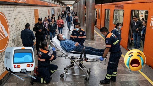 Metro CDMX: hombre muere en estación Camarones de Línea 7 tras caer por explosión de celular