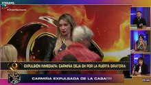 Carmiña eliminada GH por sus dichos racistas contra una compañera