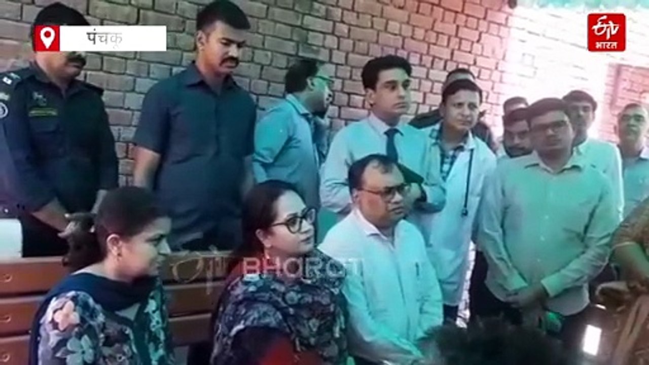 स्वास्थ्य मंत्री ने किया पंचकूला सिविल अस्पताल का औचक निरीक्षण, छत खराब होने और सफाई कर्मचारी नहीं होने पर जताई नाराजगी