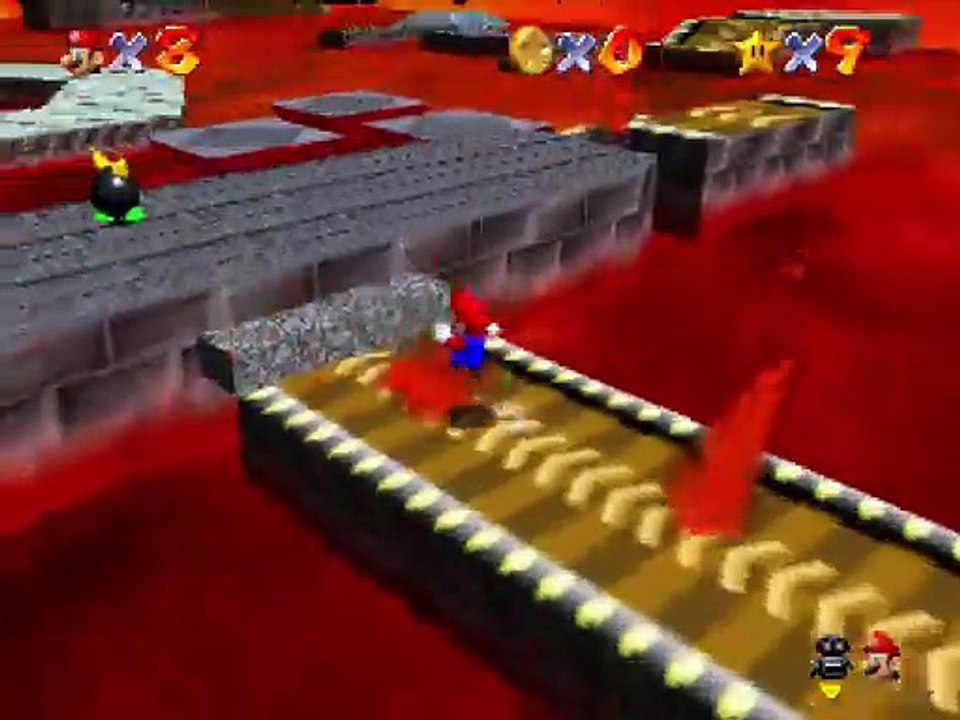 Super Mario 64 - Elevator Tour in the Volcano 18"08