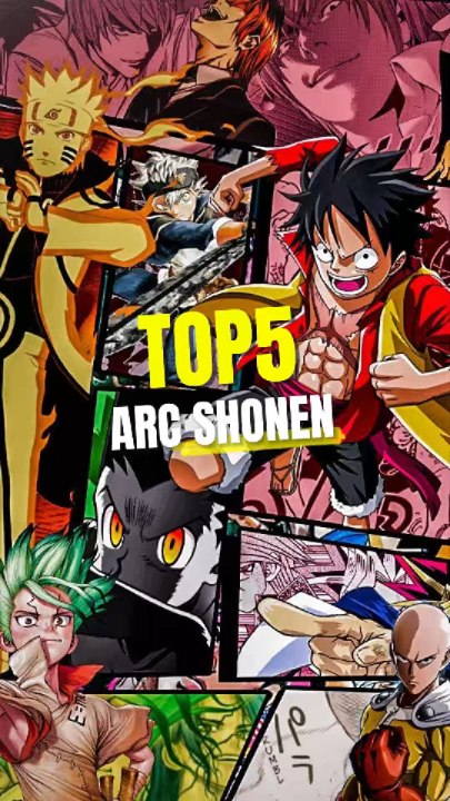 top 5 shonen