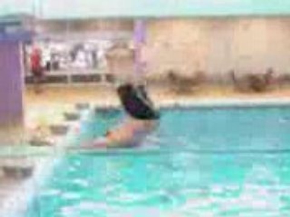 Gag piscine glisse