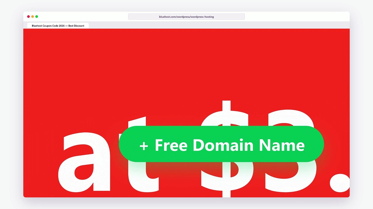 Bluehost Coupon Code 2026 — Up to 75% Off (Exclusive Discount, No Code Needed)