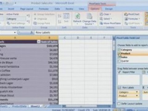 Excel 2007 Demo: Using Pivot Tables