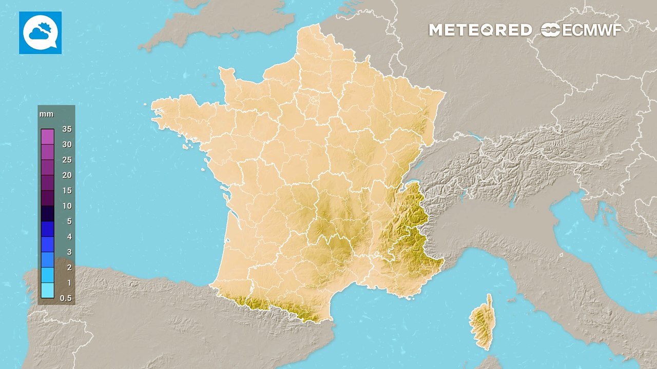 Cumuls de pluies : une journée de vendredi maussade quasiment partout