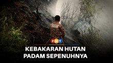 Kebakaran hutan di Puncak Jalil padam sepenuhnya