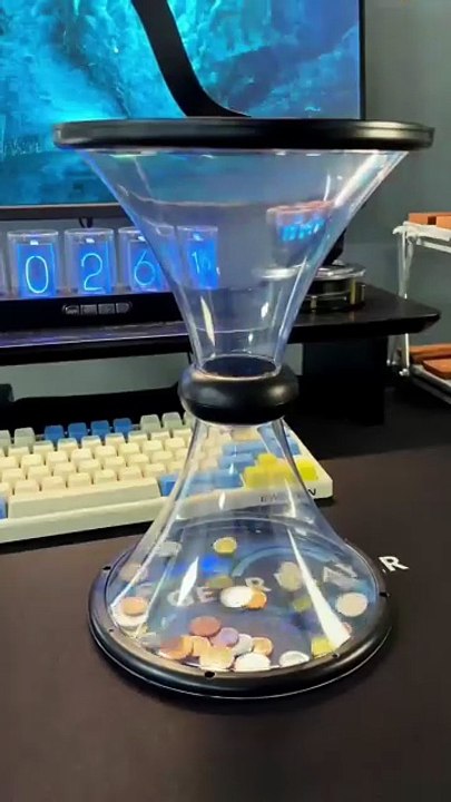 Vortex Bank II | Change Saving Wishing Well | Watch Money Defy Gravity | Physics Coin Motion Bank