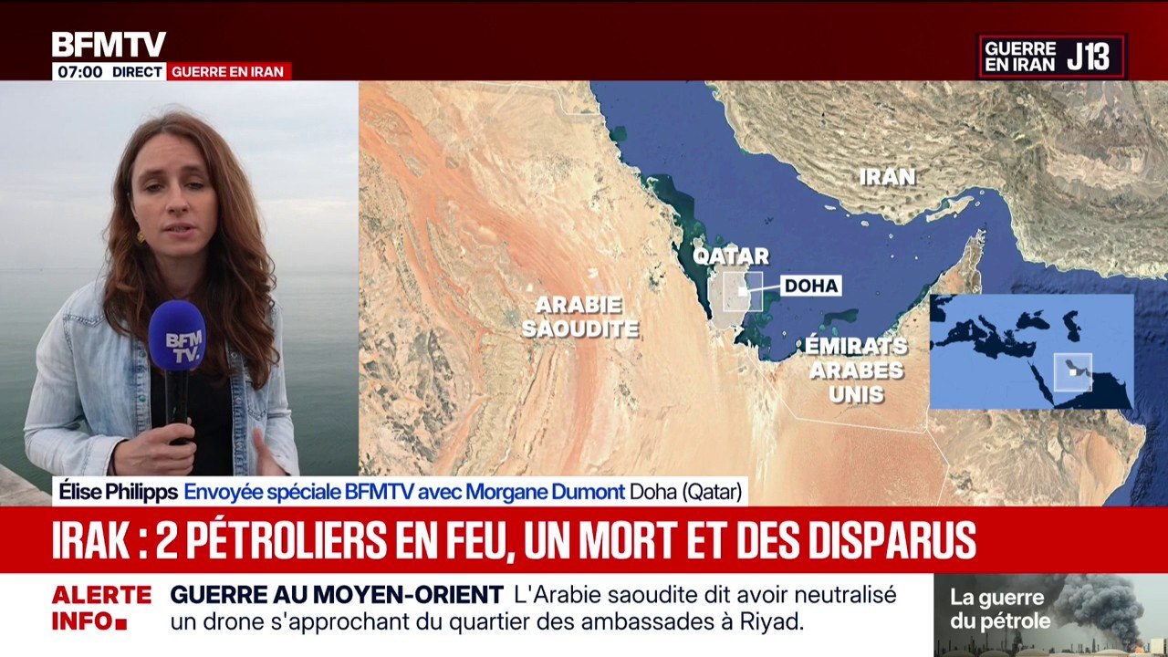 Guerre au Moyen-Orient: un mort et des disparus après l'incendie de deux pétroliers au large de l'Irak
