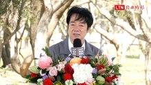 赴反恐訓練中心植樹 賴清德讚宜蘭縣長參選人林國漳「微森林」是好政見
