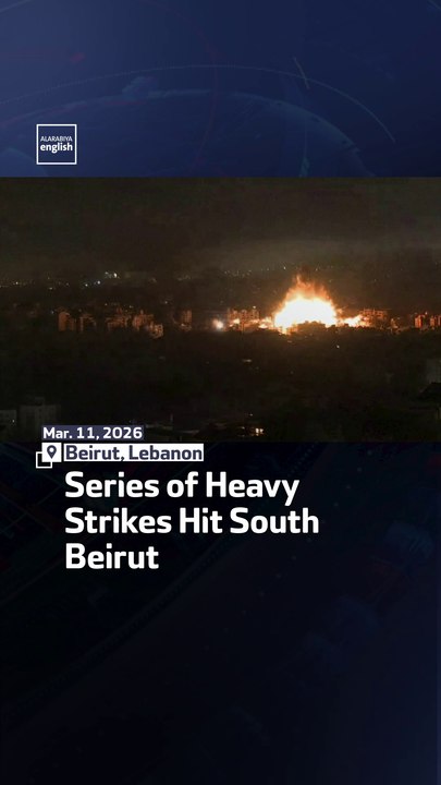 Series of Heavy Strikes Hit South Beirut