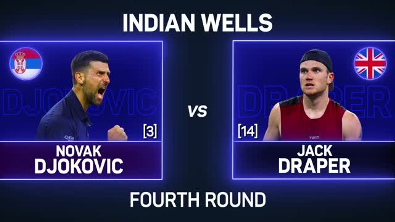 Defending champion Draper downs Djokovic in Indian Wells