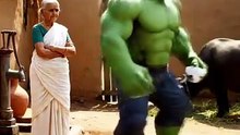 Hulk Washing Crocodile 😂 | Grandma Shocked | Funniest Hulk Video