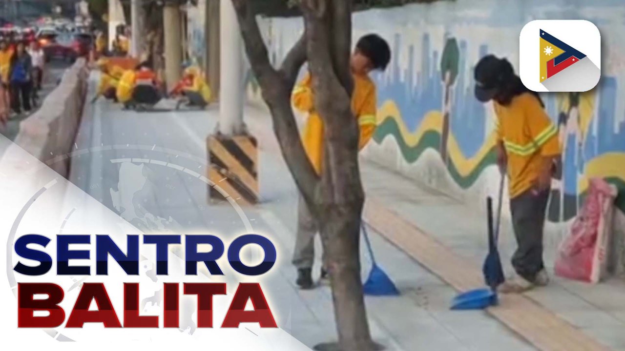Mas maluwag at ligtas na sidewalk sa EDSA-Estrella, madadaanan na ng publiko sa susunod na buwan | ulat ni Bernard Ferrer