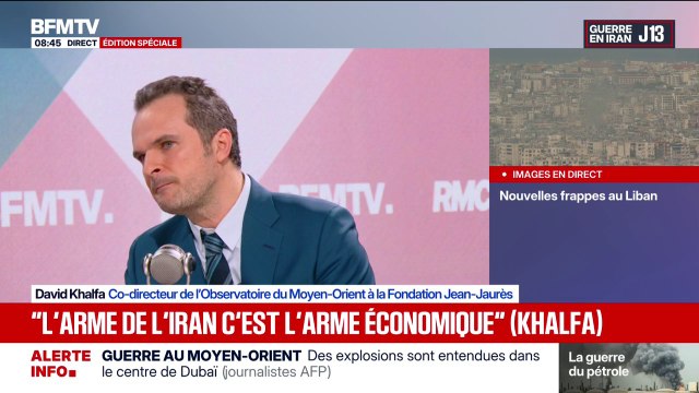 Guerre au Moyen-Orient: L'arme de l'Iran, c'est l'arme économique , selonDavid Khalfa, co-directeur de l’Observatoire du Moyen-Orient