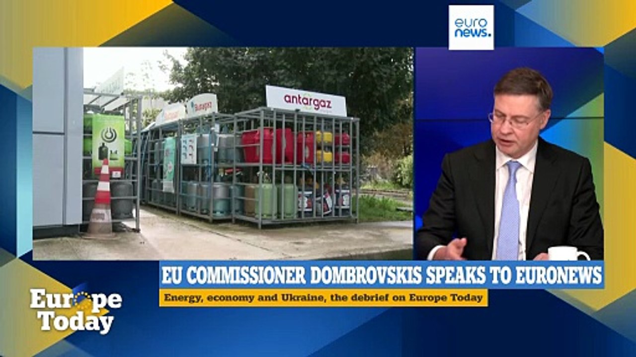 Iran escalation risks 'stagflation shock' for Europe, Commissioner Dombrovskis tells Euronews
