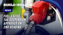 House approves fuel excise tax suspension bill on 2nd reading; waits for Palace certification