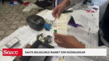 Sahte belgelerle ikamet izni düzenleyen örgüte operasyon: 13 gözaltı