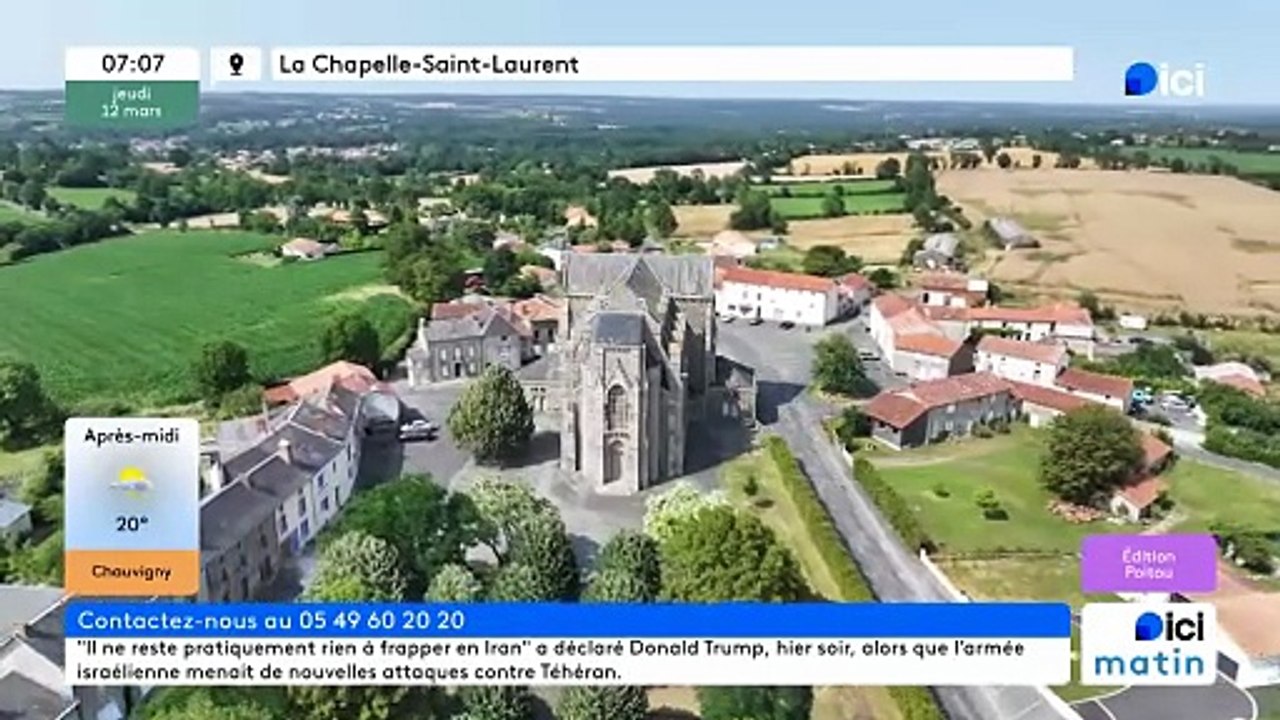 12/03/2026 - ici matin par ici Poitou en vidéo