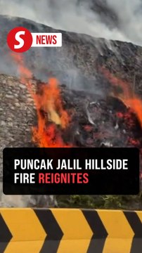 Predawn Seri Kembangan hill fire reignites, firefighters dispatched